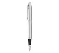 Penna stilografica Sheaffer VFM cromata, pennino moderno in acciaio inossidabile