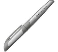 STABILO Penna stilografica Flow MONOCHROME Ardesia – 1 penna con cartuccia inclusa
