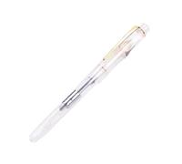 Penna stilografica trasparente da 0,5 mm, penna per calligrafia, inchiostro colorato, penna per scrittura liscia, forniture per scuola e ufficio, penna calligrafica, penna stilografica trasparente