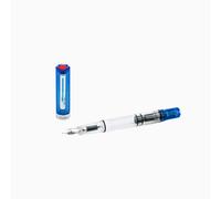 Penna stilografica TWSBI ECO blu trasparente pennino EF