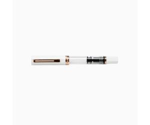 Penna stilografica Twsbi Eco White Rose Gold pennino M M7447720
