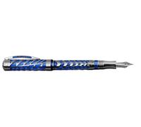 Penna stilografica Visconti Watermark Blue Moon Pennino EF - Edizione Limitata