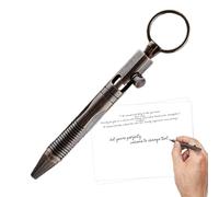 Penna Tascabile Viaggio - Ciondolo Penna, Portachiavi | Mini Design Ciondolo Per Partner Clienti Amici Strumento Scrittura Portatile Metallo Oro Regalo Elegante