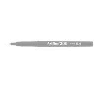 Penna Tecnica Artline 200 Grigia Fineliner Punta Extra Fine Confezione Da 12