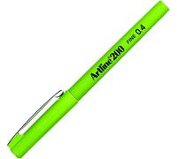 Penna Tecnica Fineliner Artline 200 Gialla Verde Punta Extra Fine X 12