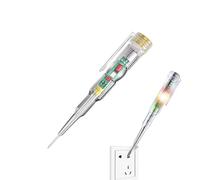 Penna tester di tensione | Penna tester elettrico a filo, strumento di protezione da sovraccarico con indicatore a LED per il punto di interruzione filo Risoluzione dei problemi di assunzi