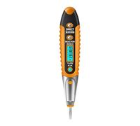 Penna tester multidigitale AC DC 12-250V di misurazione dell'elettricità prova del rilevatore tensione a induzione Display LCD con visione notturna(Yellow)