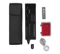 Penna Tester per Diamanti, Tester per Pietre Preziose Penna Tester per Selezione Diamanti Professionale Ad Alta Precisione con Kit di Test Dell'oro con Ingrandimento 30X LED per