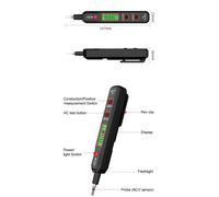 Penna Tester Tensione Intelligente AC 12V300V Breakpoint Finder Compatta ed Effi