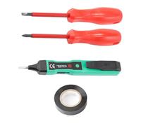Penna tester VD-07 senza tensione con allarmi acustici e visivi, rilevamento AC/DC fino a 250 V, localizzatore punto di rottura, test di polarità e continuità (A)
