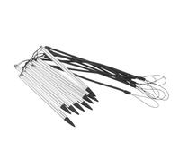 Penna Touch a Punta Fine con Laccetto a Molla 8 Pezzi | Schermi Capacitivi e Tablet, Tubo in Alluminio e Pom, Uso in Cassa e Chiosco