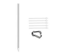 Penna touch dalla scrittura fluida per Samsung Galaxy Tab S11 Ultra; penna stilo con supporto per menu a comparsa dei tasti; puntine sostituibili; senza sensibilità alla pressione (Stilo + 5 punte)