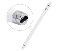 Penna Touchscreen Integrata con Batteria Al Litio Capacitiva per Tablet, Telefono Cellulare, Penne Stilo Universali (WHITE)