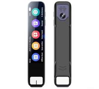 Penna traduttore intelligente con 134 lingue online, supporto 13 scanner di traduzione offline per libri, documenti, lettore di testo a voce, aiuto per l'apprendimento digitale (nero)