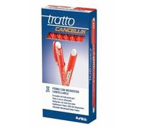 penna tratto cancellik ROSSO confezione 12 penne