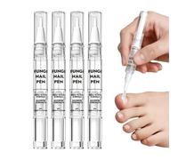 Penna Unghie Dei Piedi - 2,5 ml Assorbimento Rapido Delicato Portatile 4 Pezzi,Penna Rinforzante per Unghie dei Piedi,Per, Donne, Uomini, Incarnite, Spesse, Scolorite, Viaggio, Casa, Salone