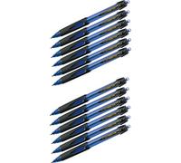 Penna uni-ball® Powertank con meccanica a pressione 0,4 mm, colore inchiostro: rosso, 12 Stück blau, 1 pezzo