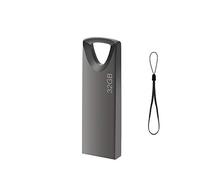 Penna USB 32 GB, Mini Chiavetta USB 32 GB Impermeabile USB Key 32 Giga Pendrive 32gb Memoria Esterna PC per PC, Laptop, Auto ECC (grigio)