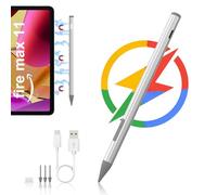 Penna USI 2.0 per Chromebook, Penna per Lenovo Chromebook/Google Pixel/Acer Chromebook/HP Chromebook/Amazon Fire Max 11 Tablet, 4096 Livelli di Pressione e Ricarica Rapida