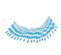 Pennant Flags, Flag Streamers, Themed Bunting, Pressure Pe Material, 20 Pieces Set, Oktoberfest Holiday Decoration, About 20x30cm/7.87x11.81 Inches (10 Meters/20 Pieces) Colorful, 55g