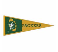 Pennant Retro Con Logo Dei Green Bay Packers, 13" X 32"