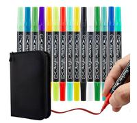 Pennarelli a Base Acrilica,Set da 72 Colori per Libro d'Arte e Pittura - Pennarelli Artistici da Colorare | per Libri, Pietre, Tela, Tessuto, Legno, Metallo, Artigianato, Vetro, Ceramica, Roccia, Atti