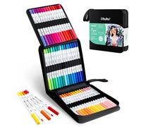 Pennarelli a Base d Acqua 60 Colori Inchiostro Amico della Carta Brush Pen