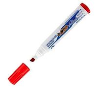 Pennarelli a gesso liquido Bic Velleda 1751 Rosso [12 Pezzi]