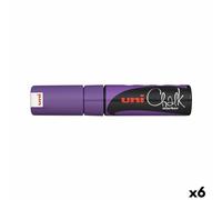 Pennarelli a gesso liquido Uni-Ball PWE-8K Violetta [6 Pezzi] [6 Unità]