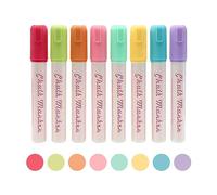 Pennarelli a gesso per lavagna, lavagna, lavagna, 8 colori, per vetro, 10 mm, per finestre, lavagna, gesso, pennarello per finestre, colorati per bambini e ragazze