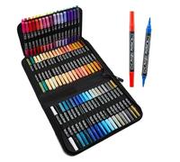 Pennarelli Acrilici per Pittura Set da 72 Colori, Punta Doppia per Disegno