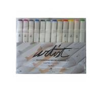 Pennarelli Alex Bog Professional Multicolore 12 Pezzi Doppia punta