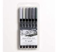 Pennarelli AQUA BRUSH DUO Set 6 pennarel colori grey set - L6521063