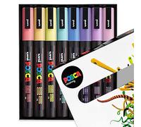 Pennarelli artistici Posca POSCA PC-3M - 0,9-1,3 mm - Toni pastello Set di 8 penne in confezione regalo