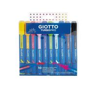 Pennarelli bipunta brush Turbopro confezione da 10 - Giotto