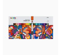 CARIOCA - 45207 - Pennarello Prisma - punta 3,7 mm - colori assortiti - Carioca Plus - conf. 24 pezzi - 100220 - Conf. da 1 Pz. - 45207