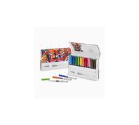 Pennarelli Carioca plus prisma fiber-tip Hard box 30pcs - CARIOCA Cartoleria>Pastelli, Pennarelli, colori!