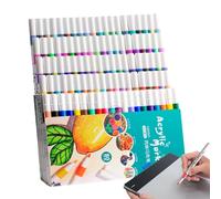 Pennarelli colorati per lavori artigianali, ad asciugatura rapida, impermeabili, per pietra, legno, tela