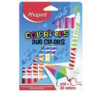 Pennarelli Color'Peps Duo Per Colore X10 MAPED 847010