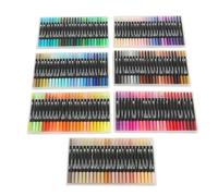 Pennarelli da Colorare, Punte Fini Penne Ad Acquerello Pennarelli per Libri da Colorare Pennarelli Artistici Pennarelli a Doppio Pennello Disegno Pittura Colorazione Scrittura