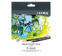 Pennello Aqua brush duo - penna a doppia punta in fibra (pacchetto di 12) l6521120
