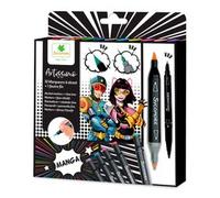 Pennarelli decorativi multiuso sezione tonda 10 pz con fineliner ARTISSIMO Colori assortiti SYCCREA065