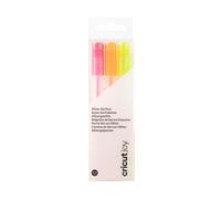 Cricut Glitter Pen Set di Penna Gel di Scintillante | Neon | Punto fine 0,8 mm | 3-Pack | per l'uso, Multi, Joy, 3 unità