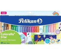 Pelikan Pennarelli a punta in fibra Colorella® Star C302 822336 24 colori (18 vivaci + 6 pastello)