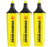 Pennarelli fluorescenti Stabilo Boss 3 gialli