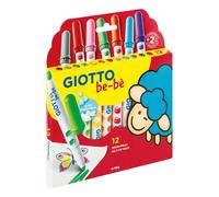 GIOTTO BEBE - F478200 - Pennarelli BebE' - colori assortiti - Giotto - conf. 12 pezzi - 98430 - Conf. da 1 Pz. - F478200
