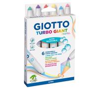 Pennarelli Giotto Turbo Giant in conf. 6 colori Pastel assortiti F431000