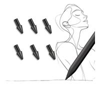 Pennarelli in carbone per penna Pro Paper Remarkable | Marker Plus - Confezione da 5 pennarelli premium con scrittura simile alla carta, scrittura digitale fluida e schizzi (confezione da 5)