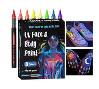 Pennarelli lavabili corpo e pelle - 18 pezzi colori vibranti non tossici e lavabili | Trucco temporaneo per adulti, per concerti feste travestite festival cosplay Halloween teatri