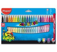 Pennarelli lavabili MAPED Color'Peps Jungle, 24 pz